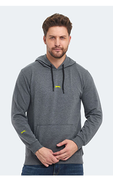 Slazenger OSLO IN Erkek Sweatshirt Koyu Gri