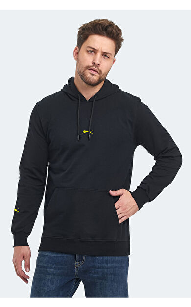 Slazenger OSLO IN Erkek Sweatshirt Siyah