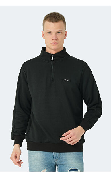 Slazenger SAMMY IN Erkek Sweatshirt Siyah