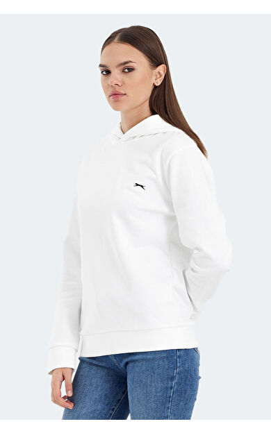 Slazenger KATHY IN Kadın Sweatshirt Beyaz