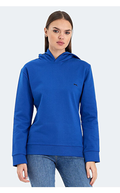 Slazenger KATHY Kadı  Sweatshirt Saks Mavi