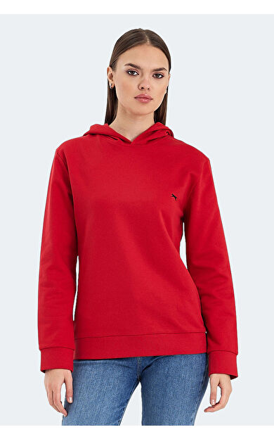 Slazenger KATHY Kadı  Sweatshirt Kırmızı
