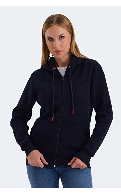 Slazenger KATYA Kadın Sweatshirt Lacivert