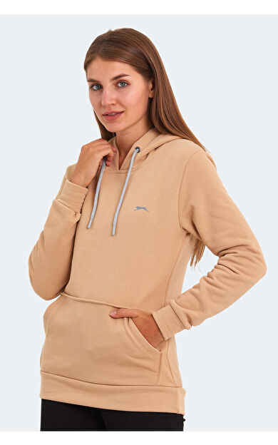 Slazenger KESHIAN Kadı  Sweatshirt Açık Kahve