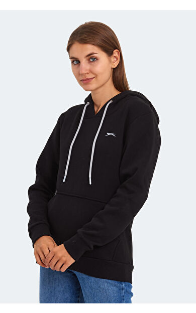 Slazenger KESHIAN Kadı  Sweatshirt Siyah
