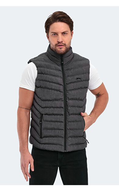 Slazenger HERSHEL Erkek Yelek Koyu Gri