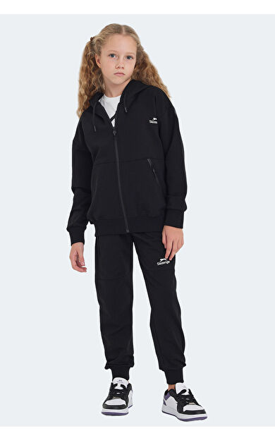 Slazenger LOCAL Unisex Çocuk Eşofman Takımı Siyah