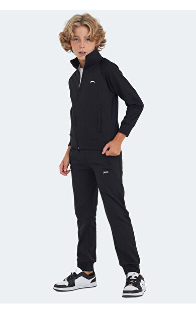 Slazenger NEXT Unisex Çocuk Eşofman Takımı Siyah