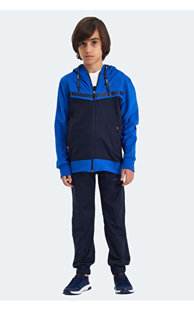 Slazenger NOON Erkek Çocuk Eşofman Takımı Lacivert / Saks Mavi