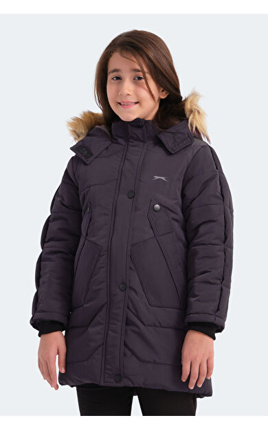 Slazenger CAMRON Kız Çocuk Mont &amp; Kaban Mor