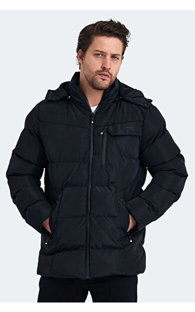 Slazenger GAJA Erkek Mont &amp; Kaban Siyah