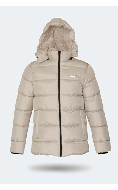Slazenger GANEA Büyük Beden Erkek Mont &amp; Kaban Bej