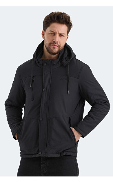 Slazenger HEAVEN Erkek Mont &amp; Kaban Siyah