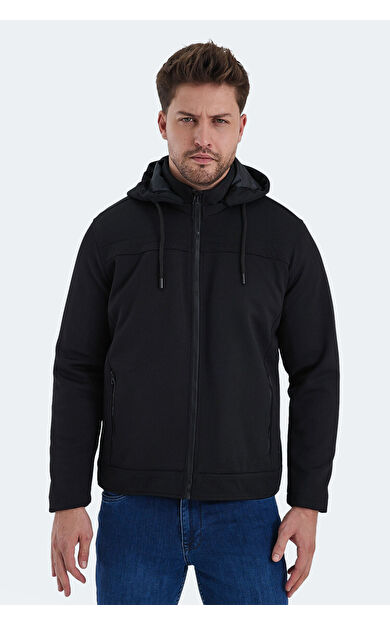 Slazenger HENDRIKKO Erkek Mont &amp; Kaban Siyah