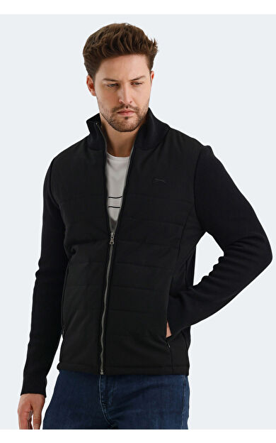 Slazenger BULLS Erkek Mont &amp; Kaban Siyah