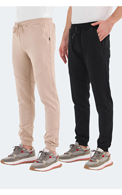 Slazenger VENOM 2 Lİ SET Erkek  Siyah - Bej Pantolon