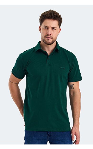 Slazenger KLASSE Erkek Tişört Koyu Yeşil