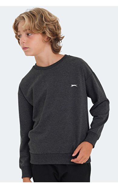 Slazenger LUPPA  Sweatshirt Koyu Gri