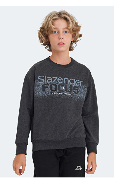 Slazenger LAST  Sweatshirt Koyu Gri