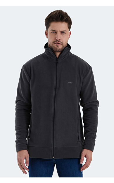 Slazenger KADMOS Erkek Sweatshirt Koyu Gri
