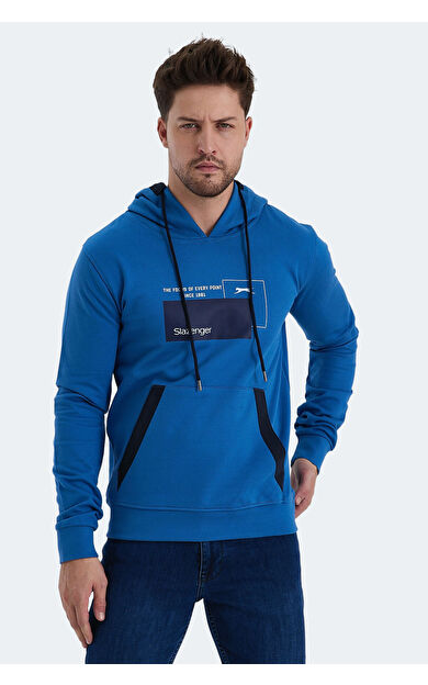 Slazenger VANDA Erkek Sweatshirt Mavi
