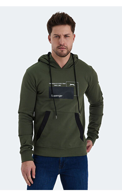Slazenger VANDA Erkek Sweatshirt Haki