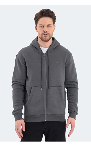 Slazenger VONDA Erkek Sweatshirt Koyu Gri