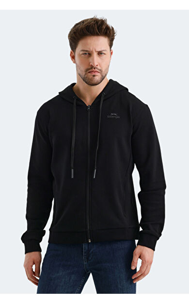 Slazenger VENDA Erkek Sweatshirt Siyah