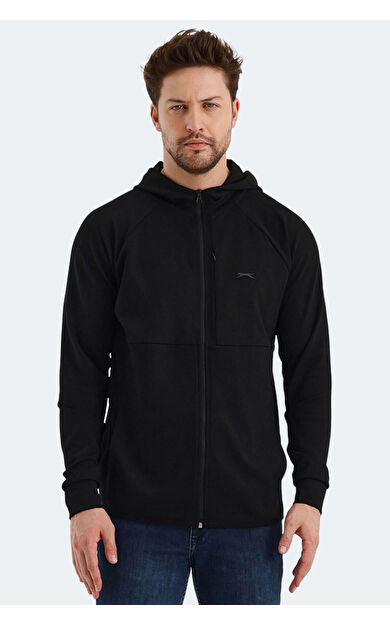 Slazenger VIOLET Erkek Sweatshirt Siyah