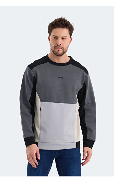 Slazenger VITALI Erkek Sweatshirt Siyah