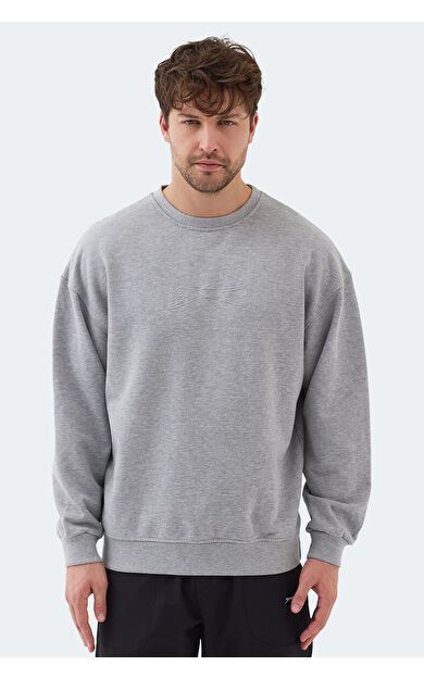 Slazenger VADIK Erkek Sweatshirt Gri