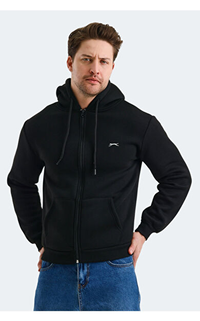 Slazenger CUDI I Erkek Sweatshirt Siyah