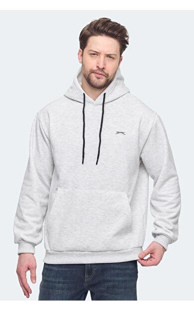 Slazenger KICKSON Erkek Sweatshirt Koyu Gri
