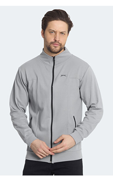 Slazenger KAGISONA Erkek Sweatshirt Gri