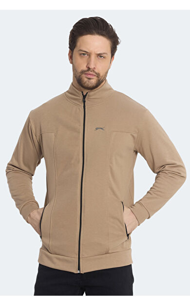 Slazenger KAGISONA Erkek Sweatshirt Kahve