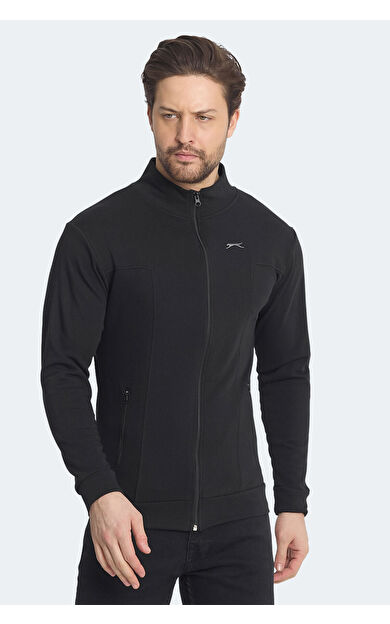 Slazenger KAGISONA Erkek Sweatshirt Siyah