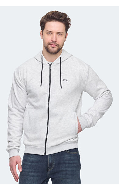 Slazenger KOZZAX Erkek Sweatshirt Koyu Gri