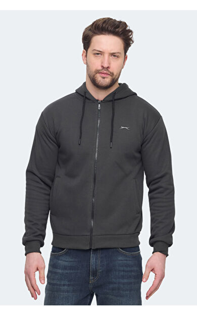 Slazenger KOZZAX Erkek Sweatshirt Antrasit
