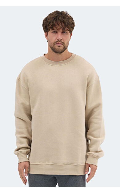 Slazenger VADIM Oversıze Kadın Sweatshirt Bej