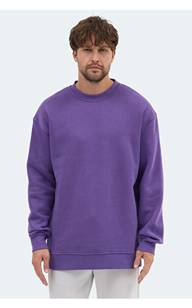 Slazenger VADIM Oversıze Kadın Sweatshirt Mor