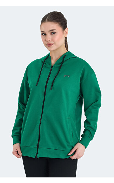 Slazenger KATHLEENA Kadın Sweatshirt Yeşil