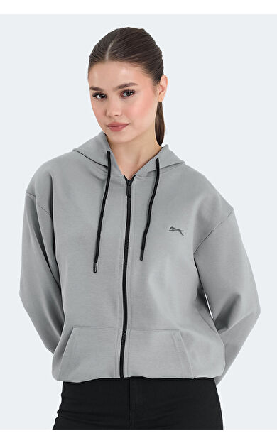 Slazenger KIMBERLEY Kadın Sweatshirt Gri