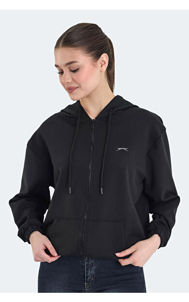 Slazenger KIMBERLEY Kadın Sweatshirt Siyah