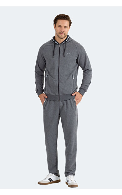 Slazenger FENDER Erkek  Antrasit Eşofman Takımı
