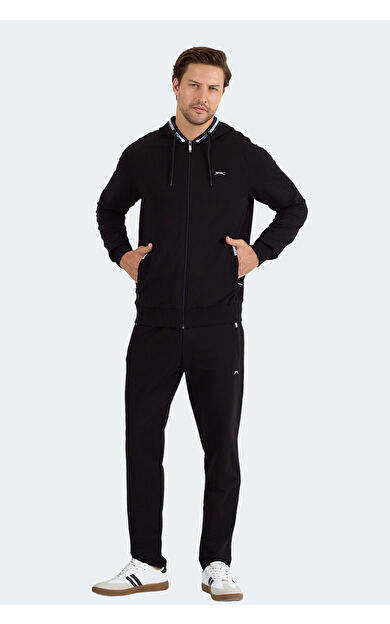 Slazenger FENDER Erkek  Siyah Eşofman Takımı