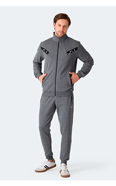 Slazenger FELON Erkek  Antrasit Eşofman Takımı