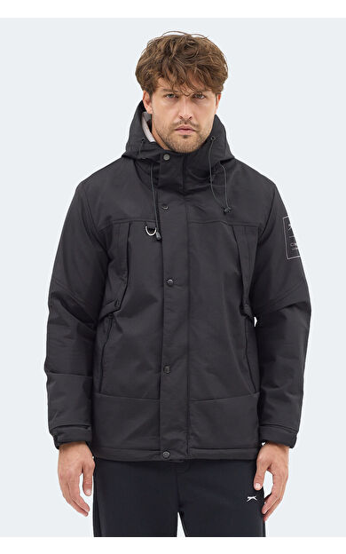 Slazenger GLOBE Erkek  Siyah Mont &amp; Kaban