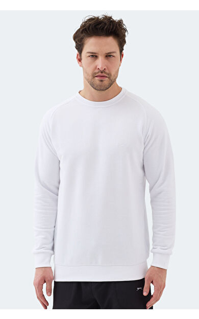 Slazenger NADAV Erkek  Beyaz Sweatshırt