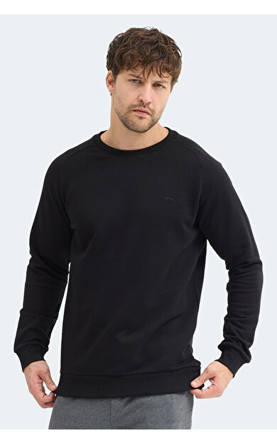 Slazenger NADAV Erkek  Siyah Sweatshırt