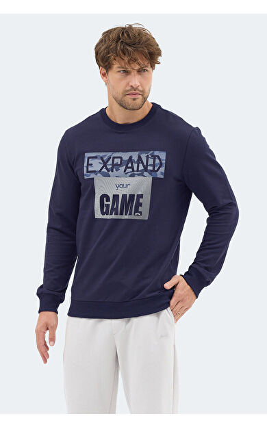 Slazenger RUBIO Erkek  Lacivert Sweatshirt